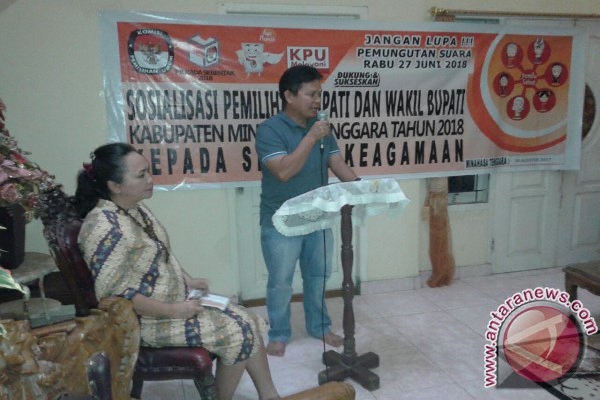 KPU Minahasa Tenggara libatkan tokoh agama sosialisasikan pilkada