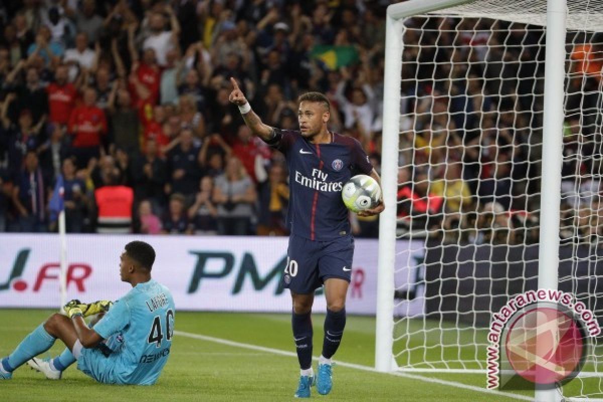 PSG menang 6-2 atas Toulouse, Neymar cetak dua gol