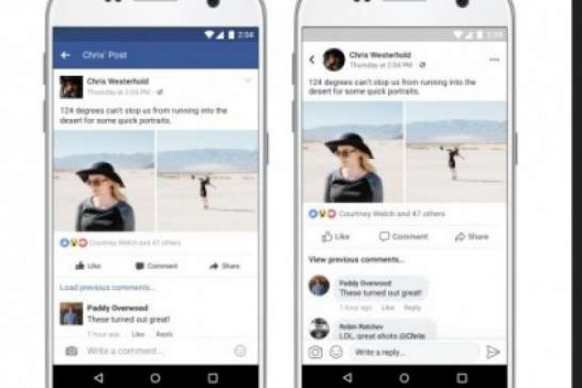 Facebook Lakukan Perubahan Tampilan Foto Profil Pada Aplikasi