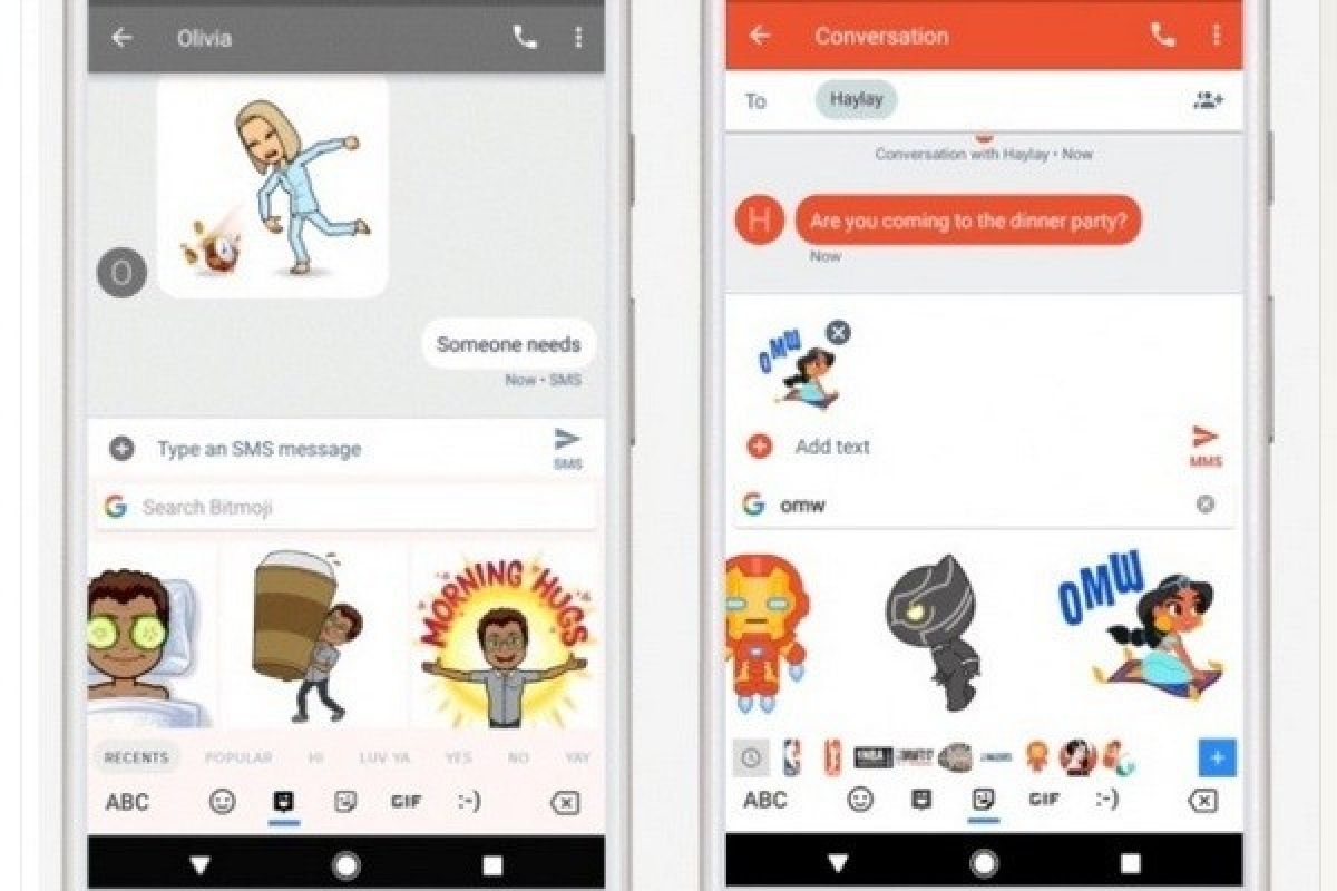 Gboard kini Dapat Dukungan Bitmoji dan Stiker