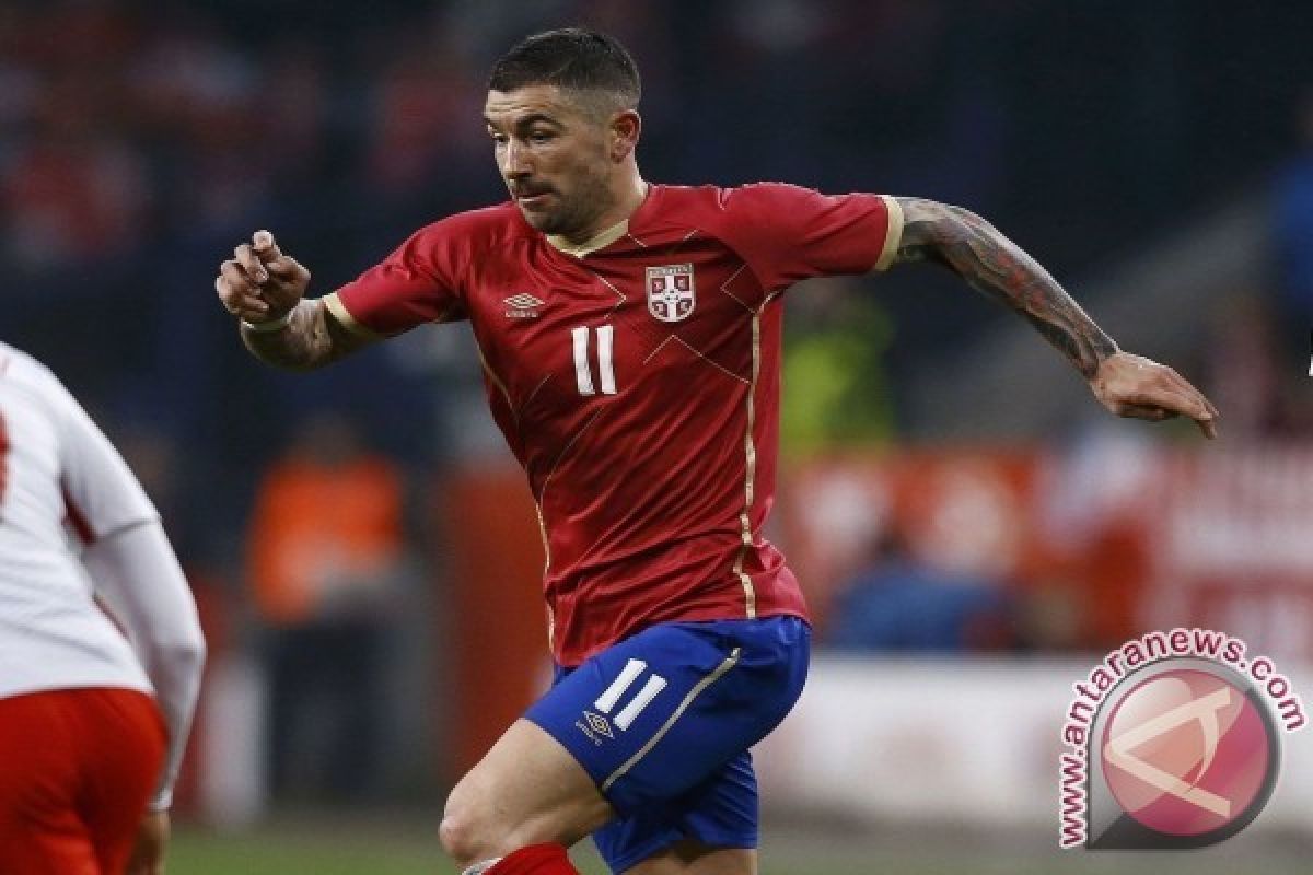 Aleksandar Kolarov sebagai kapten Serbia