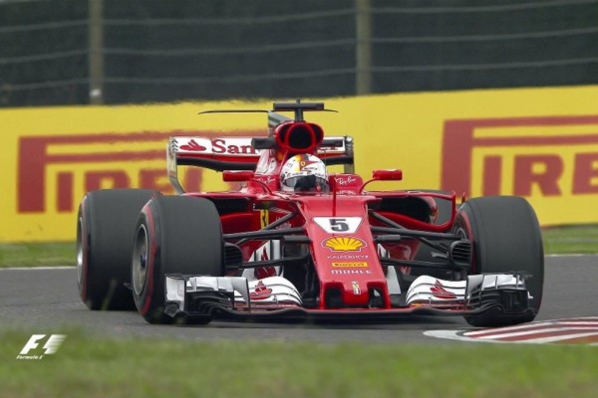 Sebastian Vettel tempatkan Ferrari start terdepan di Kanada