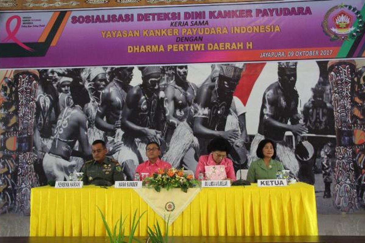 Dharma Pertiwi Daerah H sosialisasi deteksi dini kanker payudara