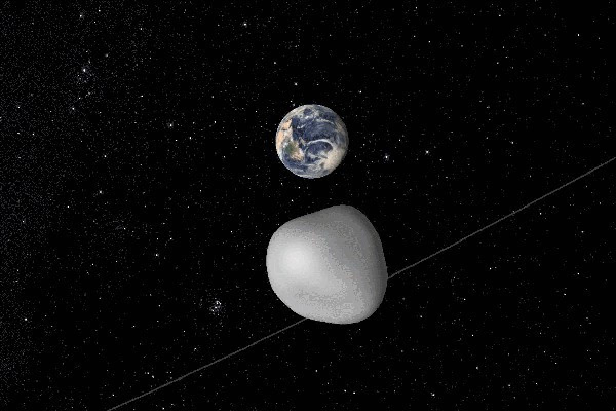 Tidak ada Risiko Tabrakan Meski Asteroid Melewati Orbit Bulan