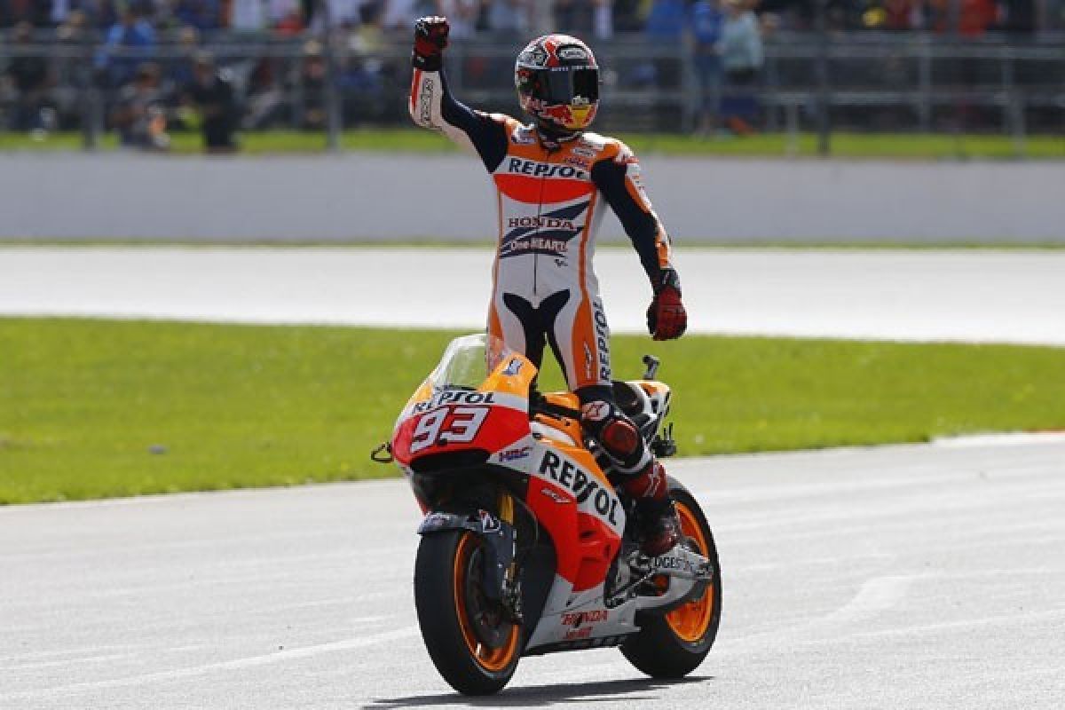 Marc Marquez Juarai MotoGP Australia, Andrea Dovizioso Terpuruk