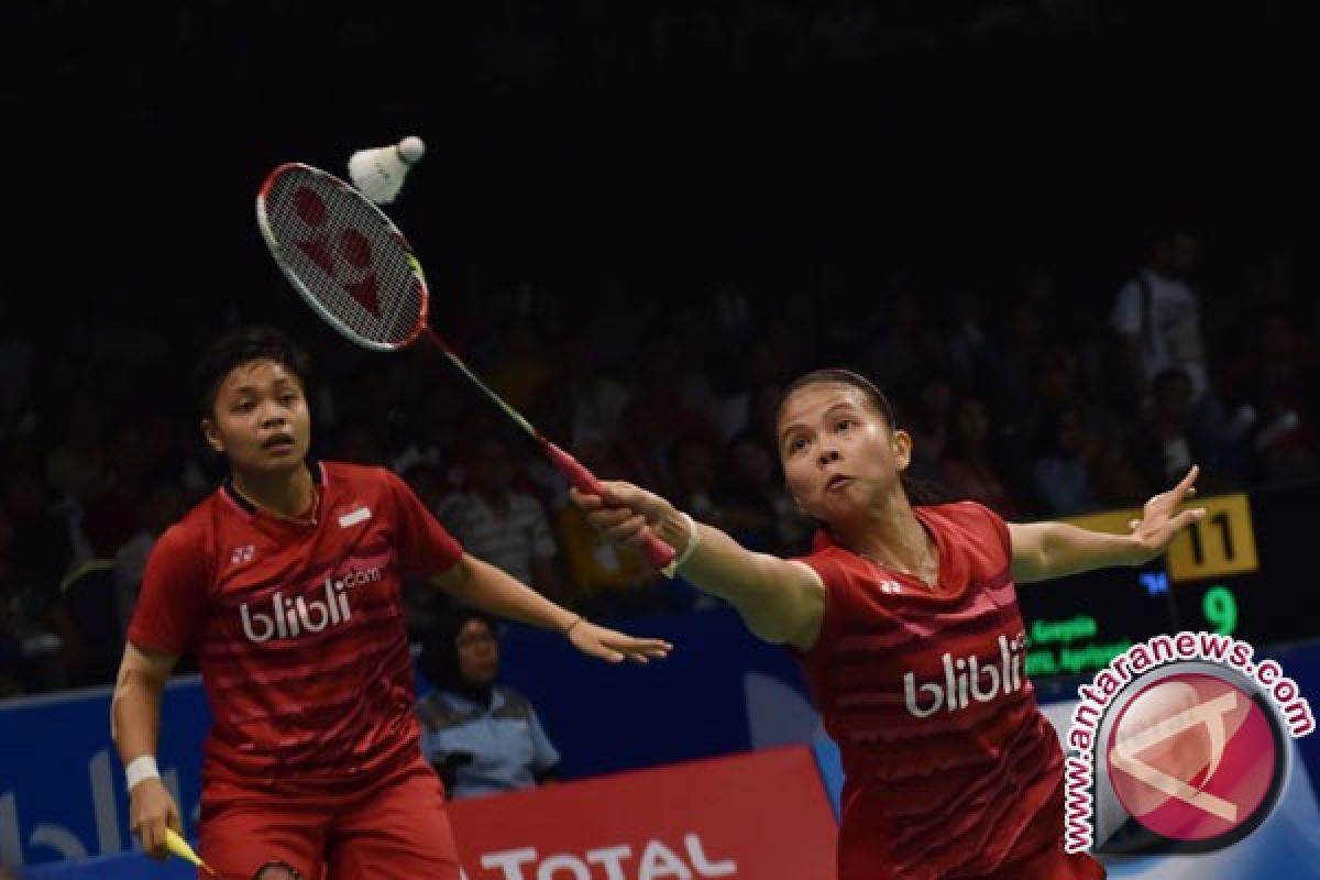 Greysia Polii/Apriani terhenti pada semifinal kejuaraan dunia