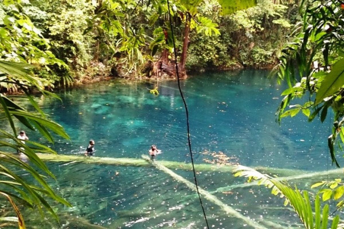 Pokmas kembangkan wisata Telaga Biru ramah lingkungan 