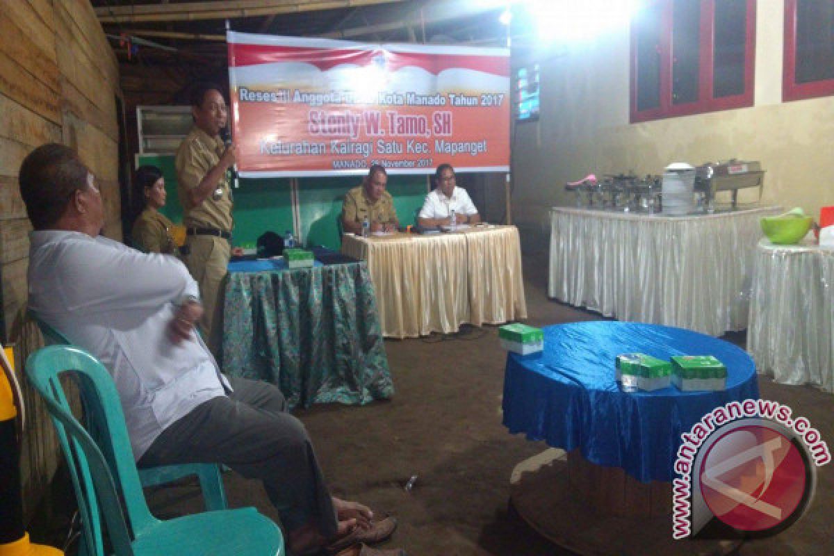 Wakil Ketua BPPD DPRD Manado Reses di Kairagi Satu 