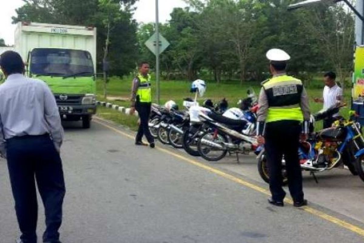 Jumlah tilang Operasi Zebra Dumai naik 47,57 persen