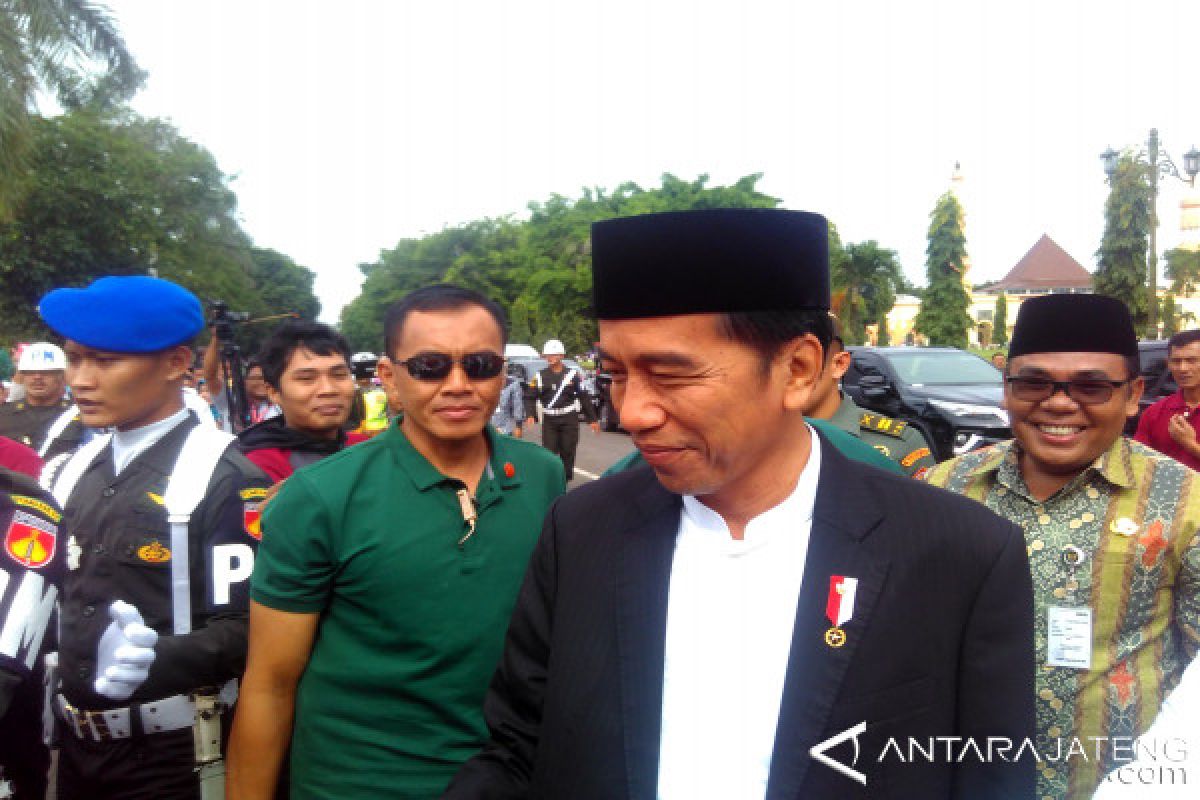 Jokowi: Dukungan keluarga Gus Dur menambah semangat