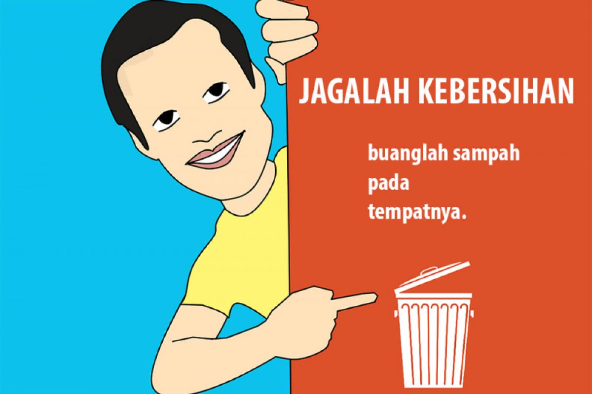 Buang sampah sembarangan langsung sidang di tempat