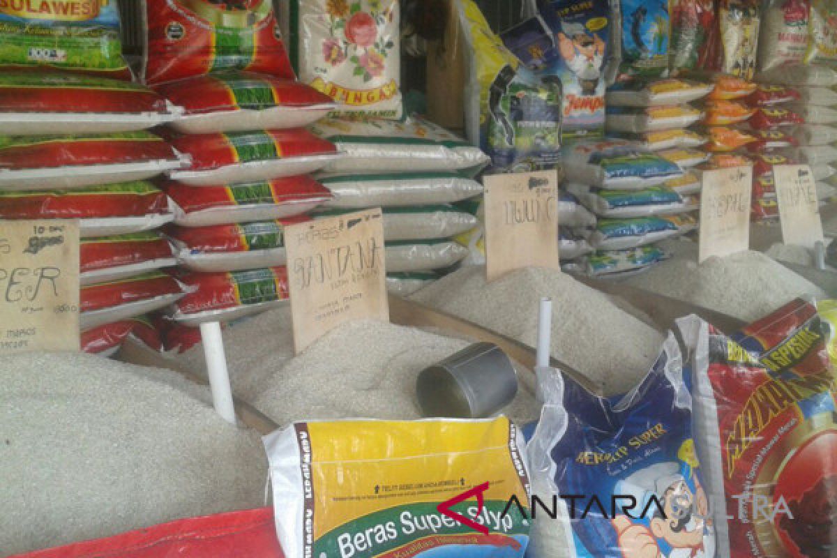 Stabil, harga beras medium di Kendari