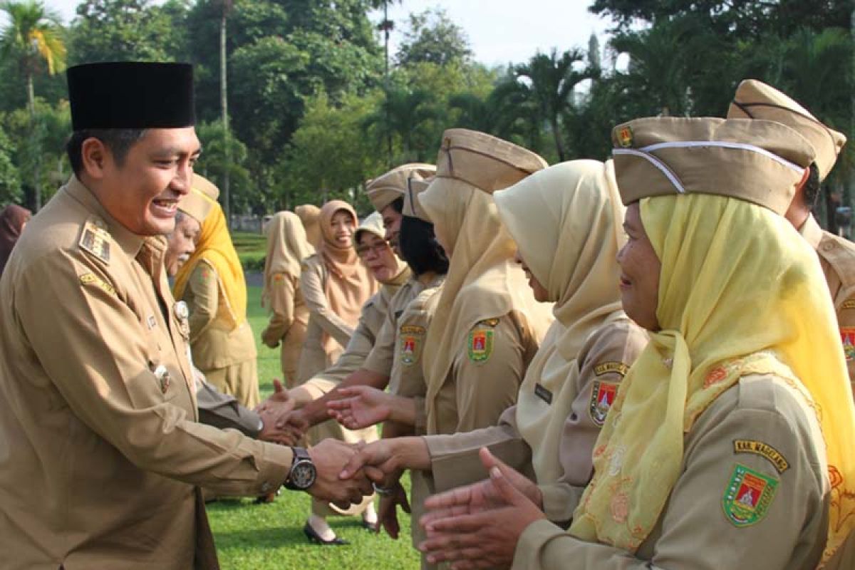 Jalani cuti kampanye, Bupati Magelang pamitan kepada pegawai