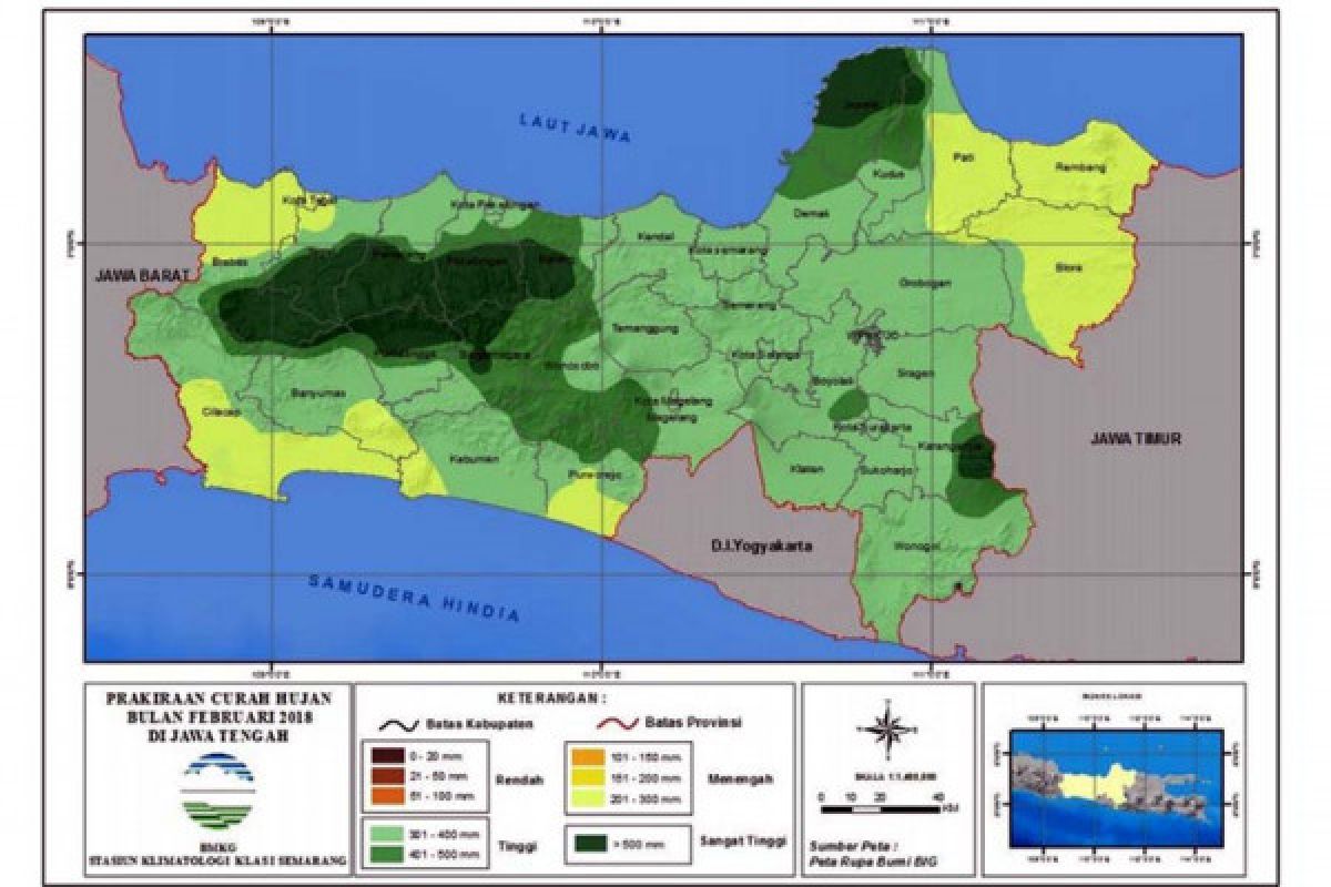 BMKG imbau masyarakat waspadai hujan berintensitas tinggi