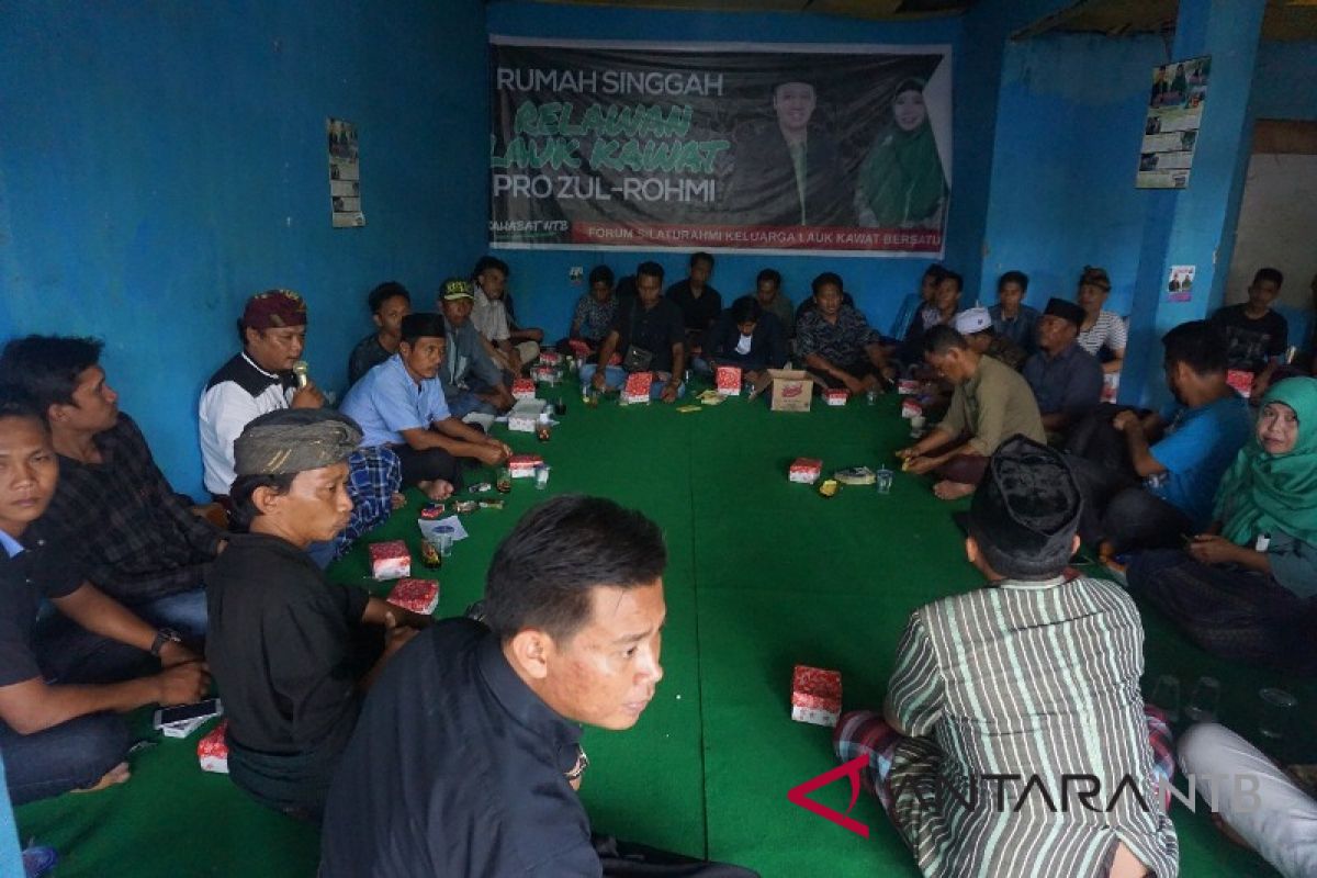 Relawan Lombok Tengah Deklarasi Dukung Zul-Rohmi