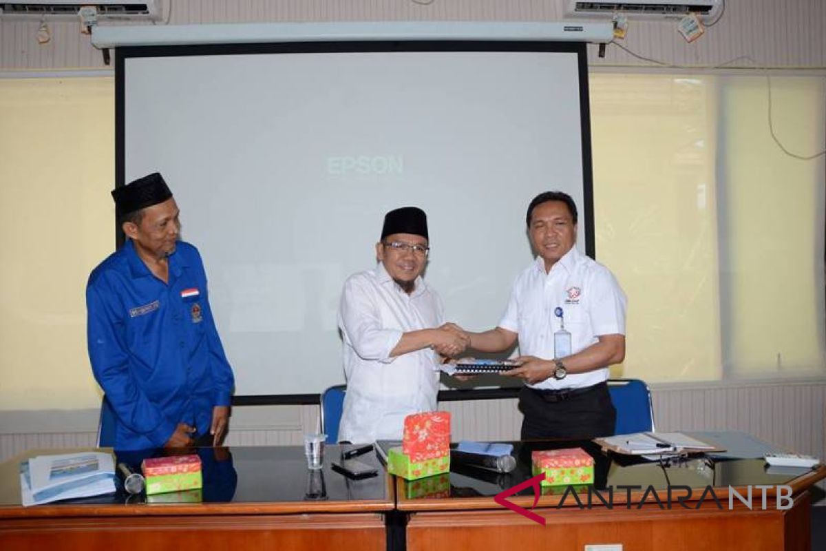 Bupati Lombok Utara silaturahim dengan HNSI NTB