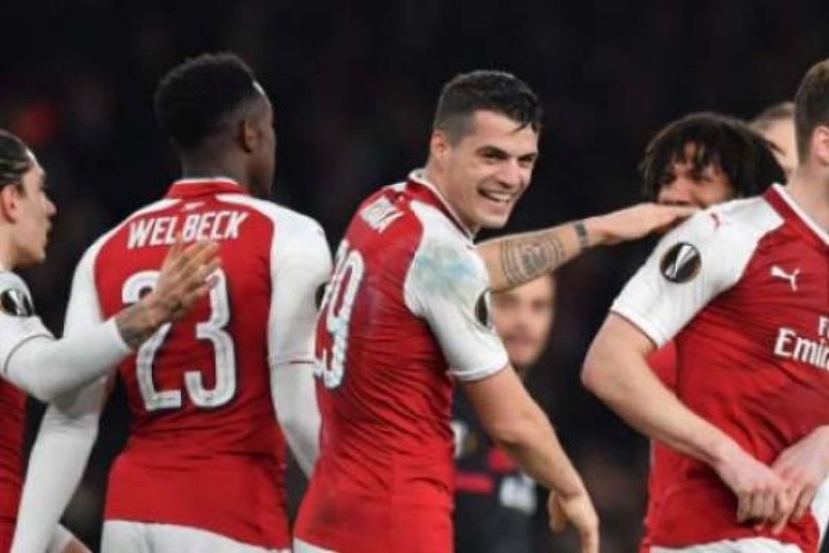 Kalahkan Milan 3-1, Arsenal ke 16 Besar Liga Europa