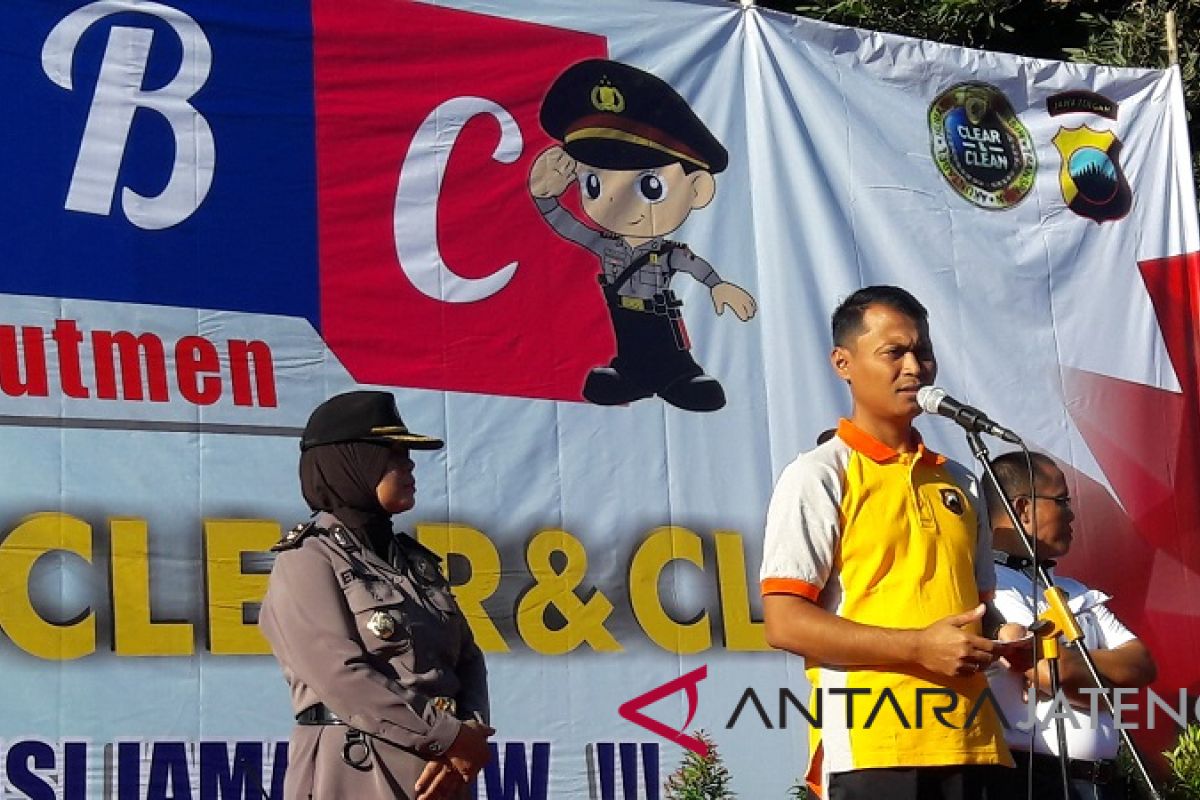 Polres Temanggung sosialisasikan penerimaan anggota Polri bersih