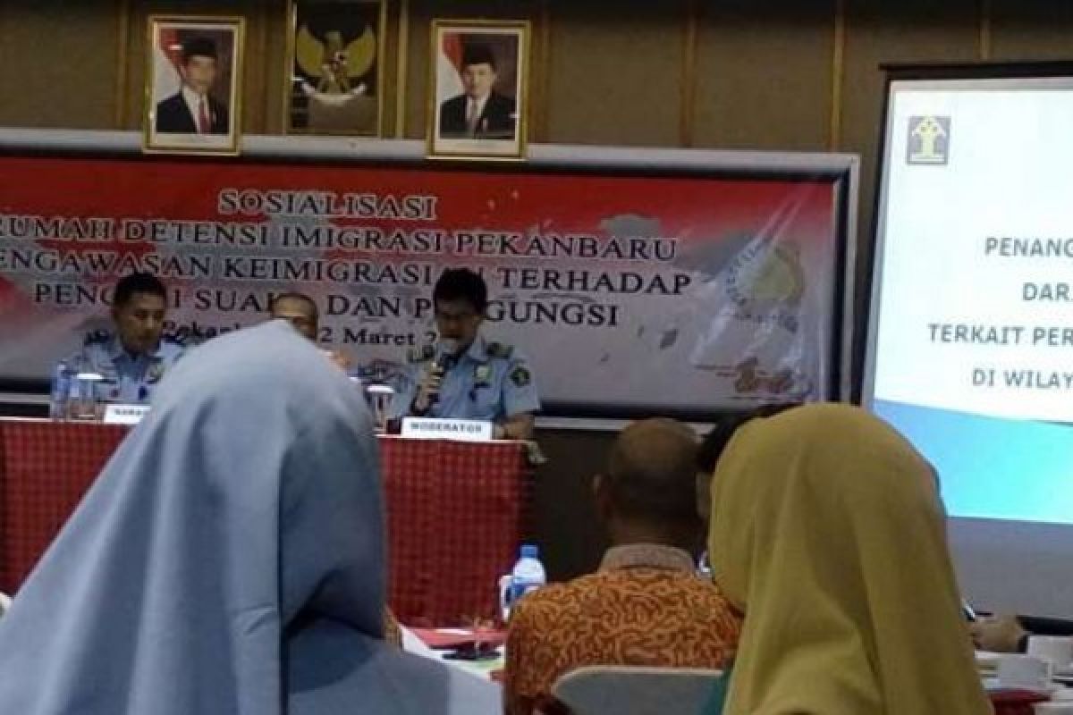 Rudenim Pekanbaru Beri Pemahaman Tentang Pengungsi pada Masyarakat Sekitar Penampungan