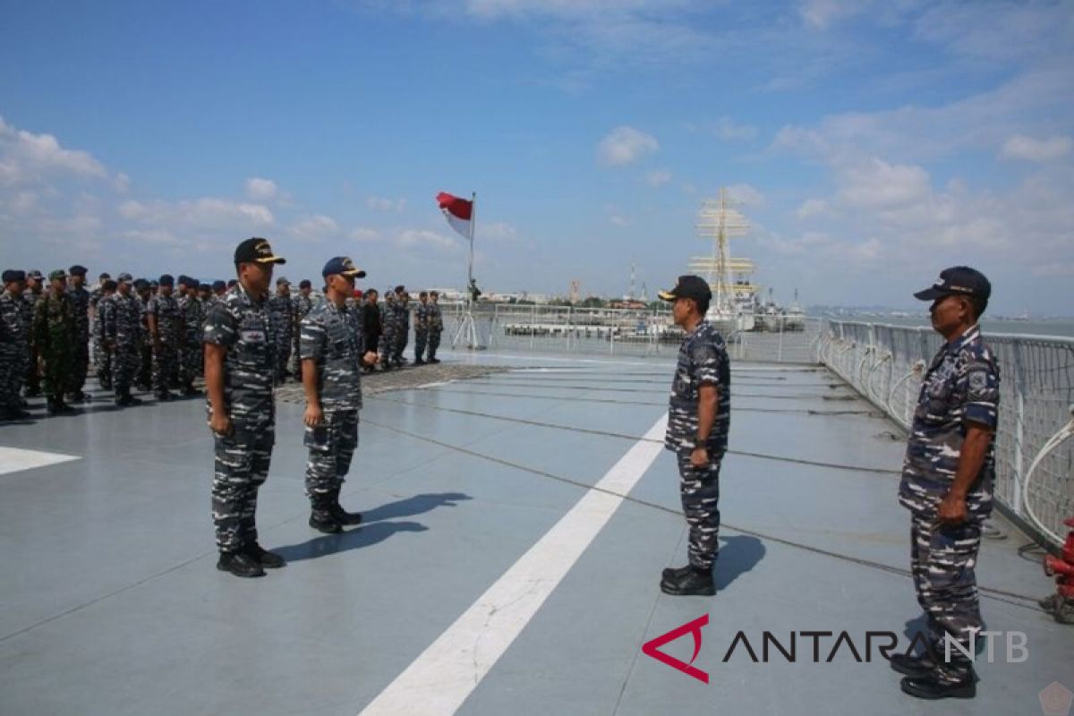 250 personel marinir tiba di Lombok