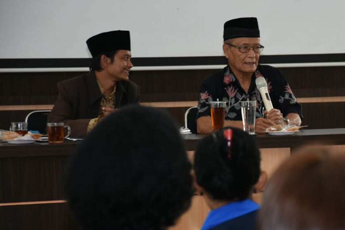 Syafii Maarif: Agama bukan untuk kepentingan pragmatisme