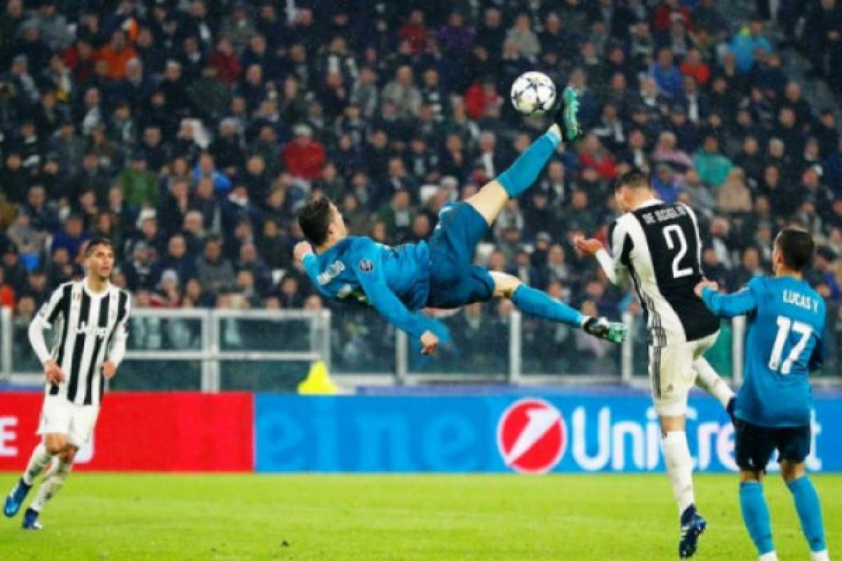 Gol "cantik" Ronaldo dapat sambutan hangat fans Juventus