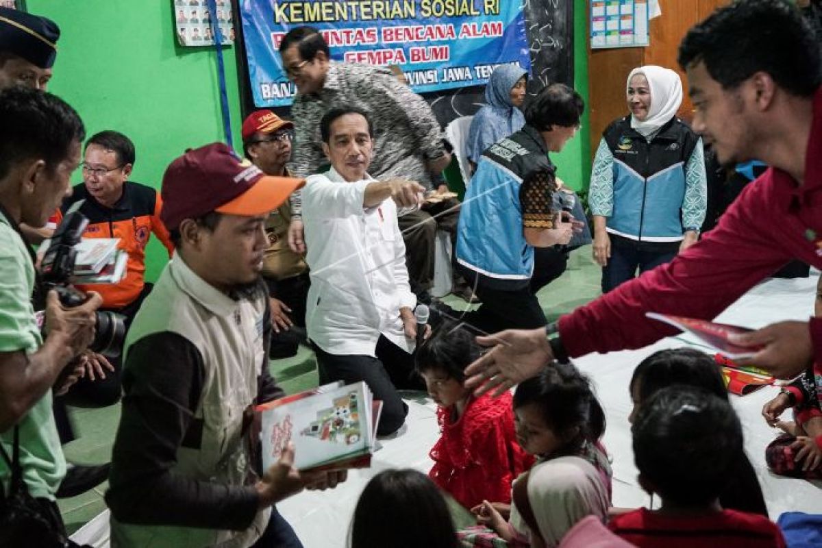 Bahagia korban gempa Banjarnegara dikunjungi Presiden