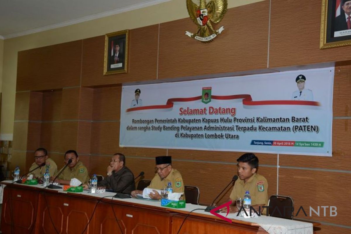 Kapuas Hulu Studi banding di Lombok Utara