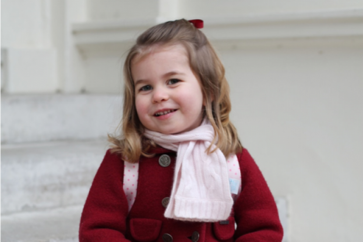 Pewaris tahta keempat kerajaan Inggris Princess Charlotte berusia tiga tahun