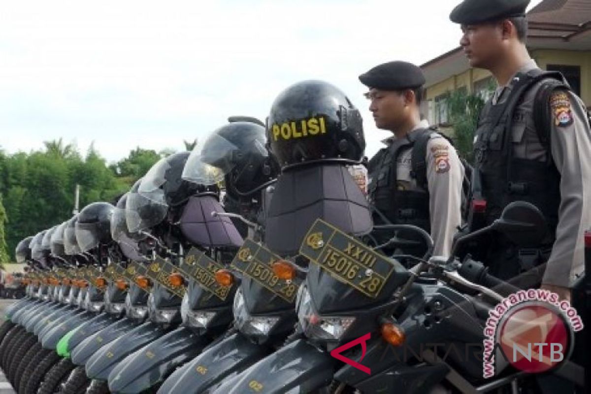 Polres Mataram terjunkan ratusan personel pengamanan TPS