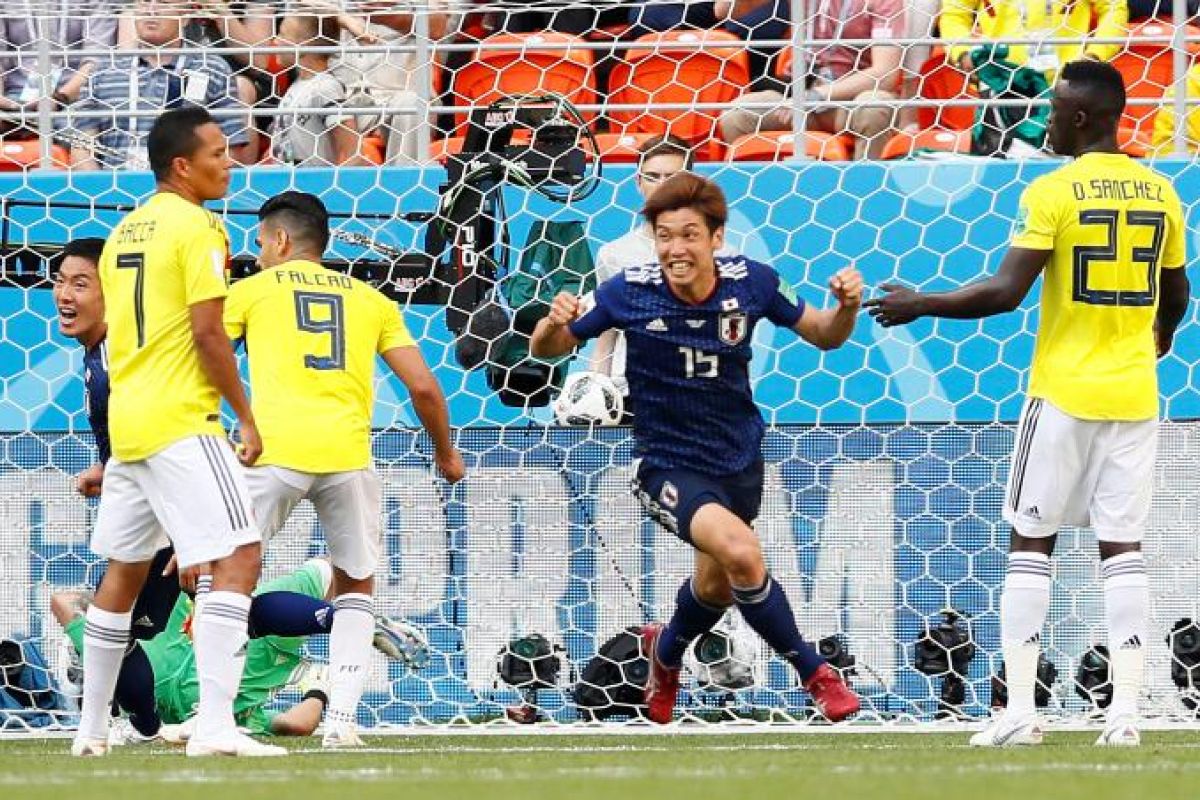 Jepang tahan imbang Senegal 2-2