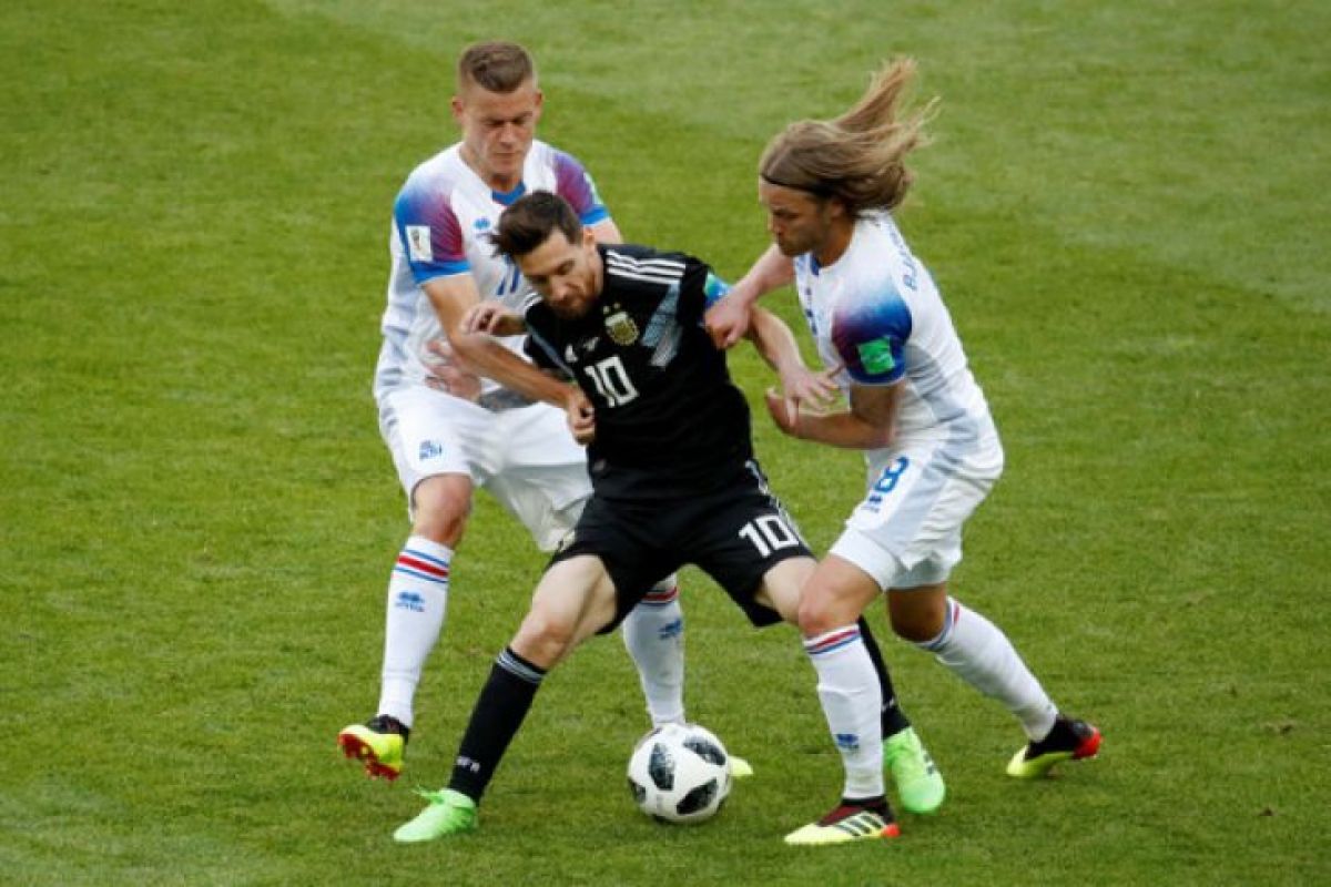 Argentina ditahan imbang Islandia 1-1