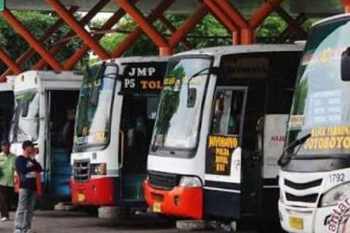 Pemudik Tujuan Sumut dan Sumbar Mulai Padati Terminal Bus Dumai