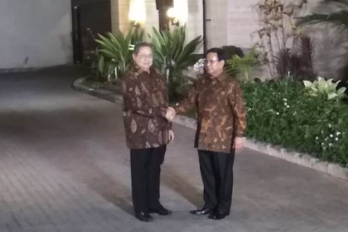 Prabowo tiba di kediaman SBY