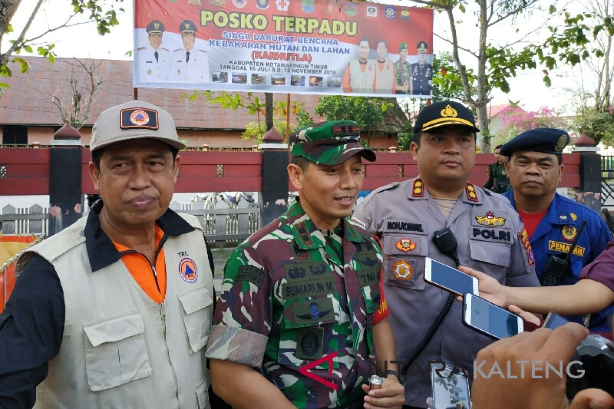 Kebakaran lahan meningkat, Kotim minta helikopter pengebom air