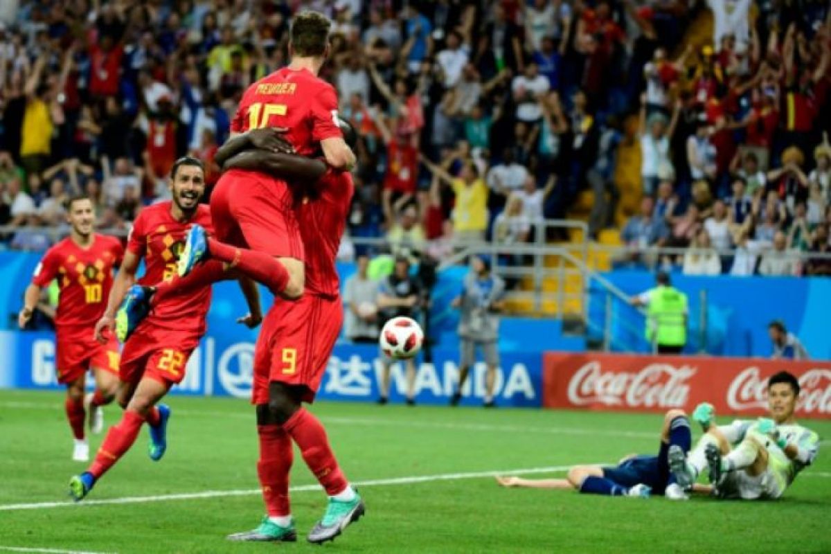 Belgia Tekuk Jepang 3-2, Belgia tantang Brasil di perempat final