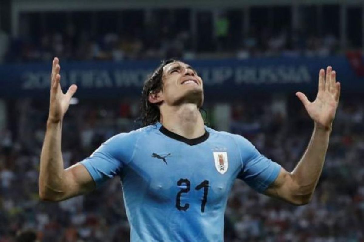 Cetak dua gol, Cavani antar Uruguay singkirkan Portugal