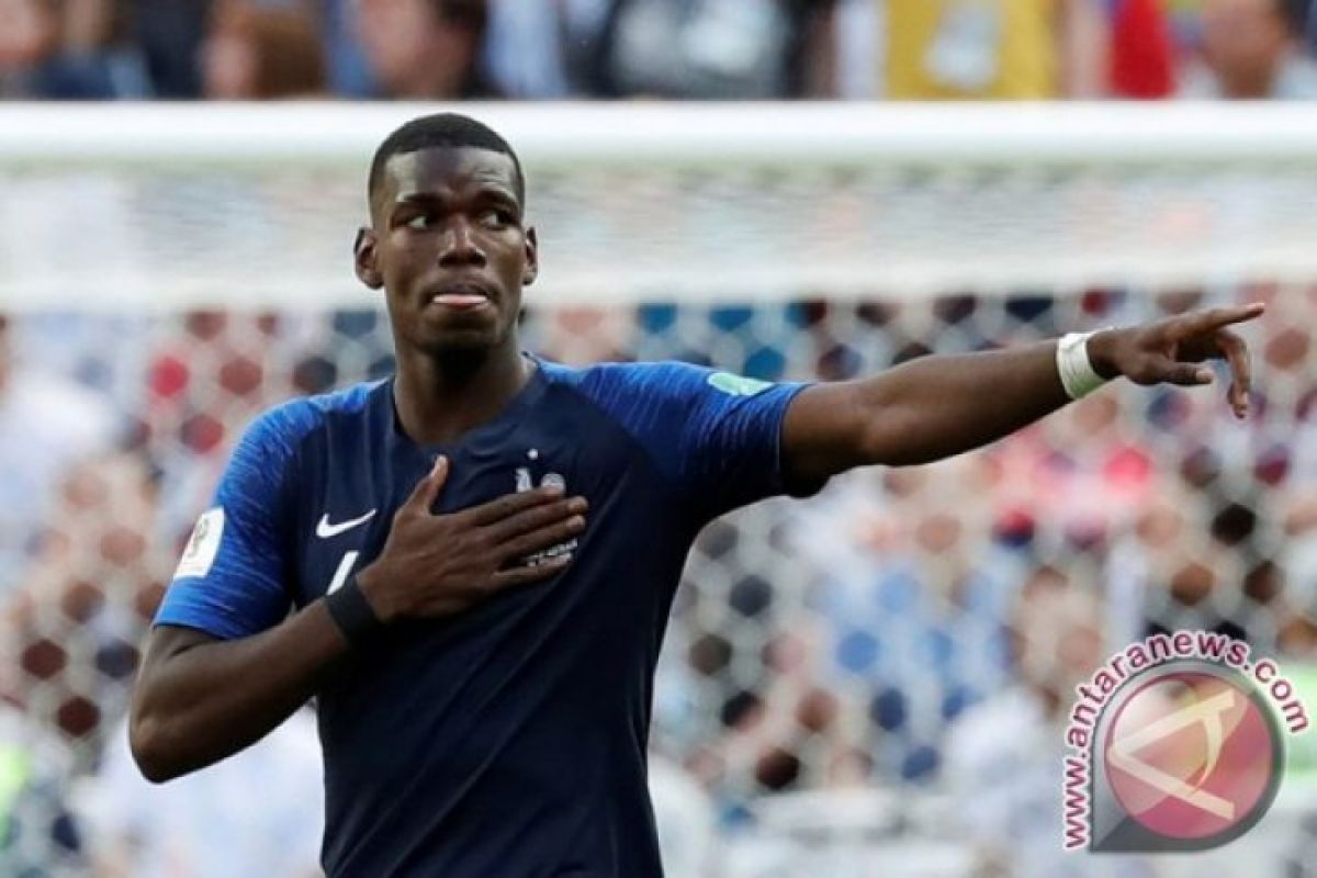 Pogba dapat dukungan MU jelang final Piala Dunia lawan Kroasia