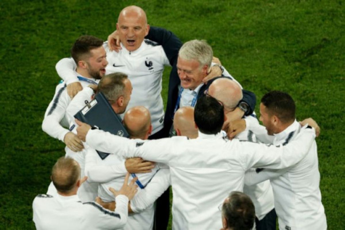 Deschamps puji karakter Prancis usai kemenangan semifinal