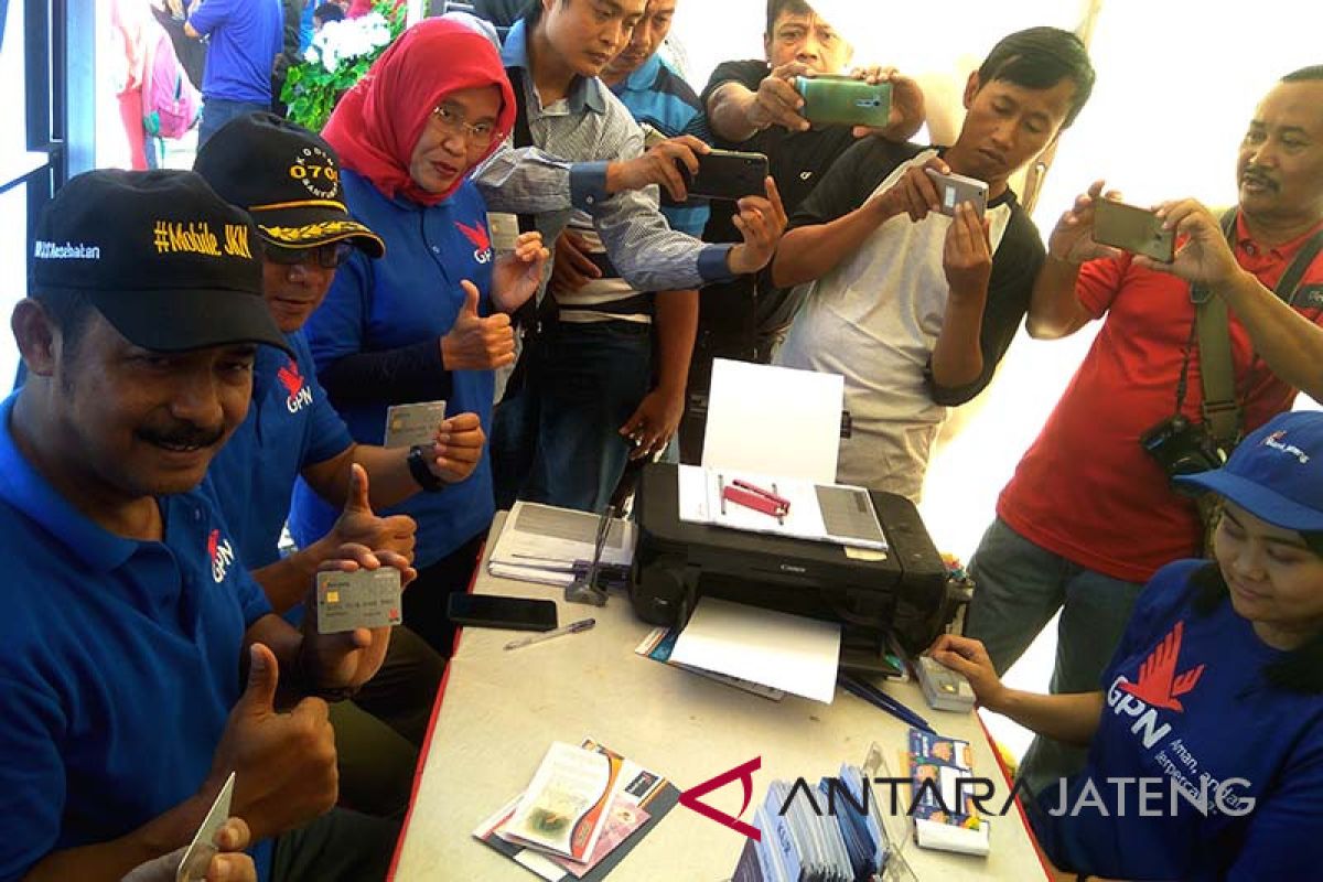 Perbankan Banyumas distribusikan 5.555 kartu GPN