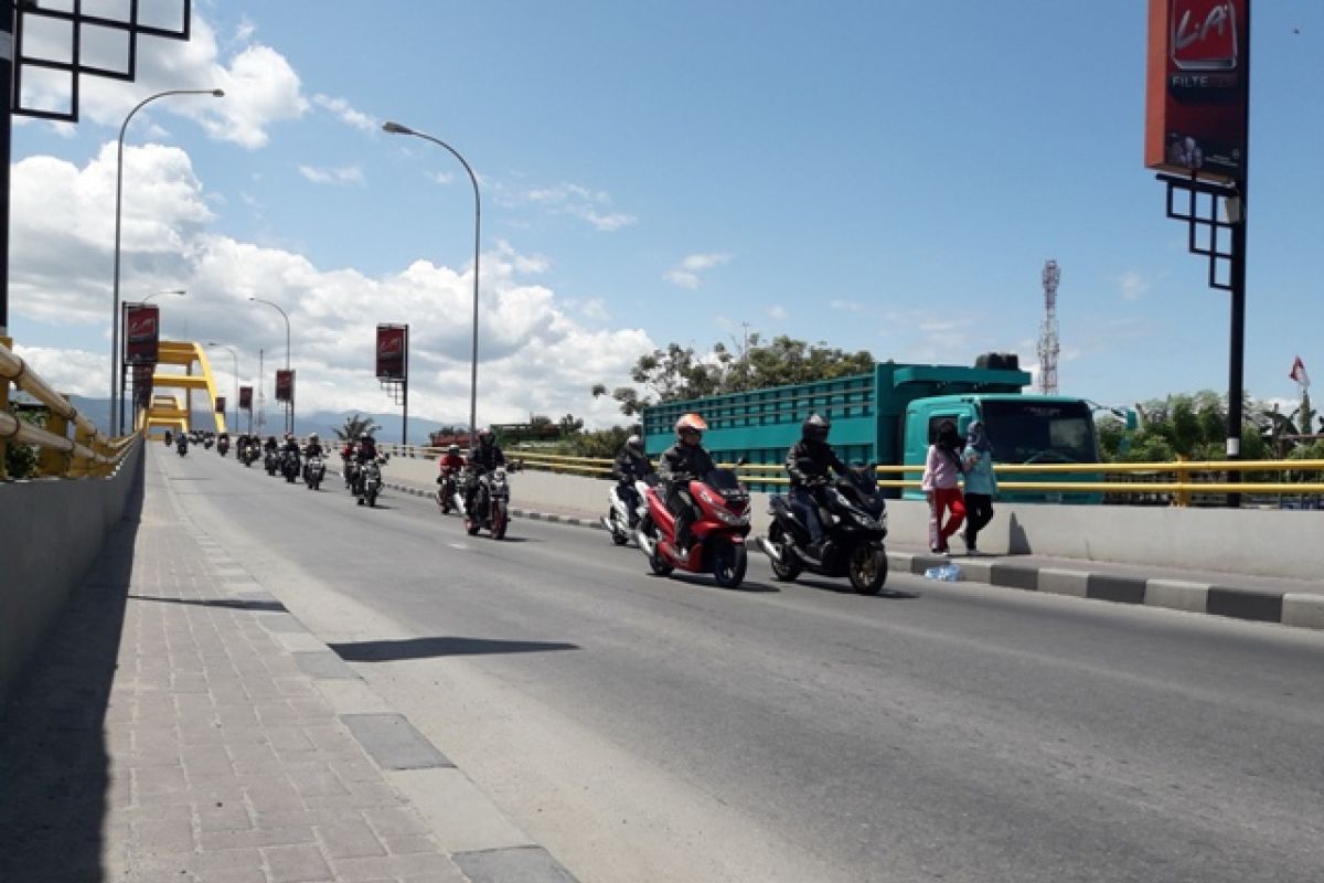 Honda PCX Luxuriouse Touring nikmati keindahan alam Palu-Donggala