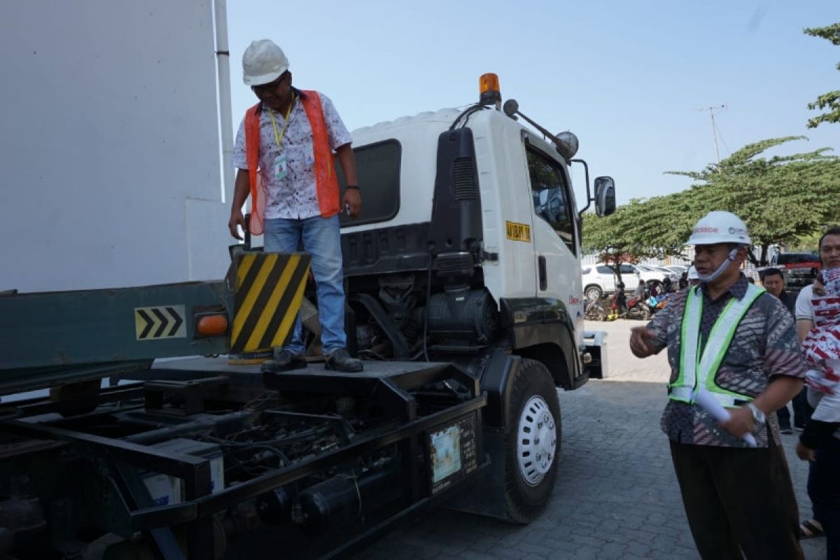 Pengemudi truk jalani uji kompetensi