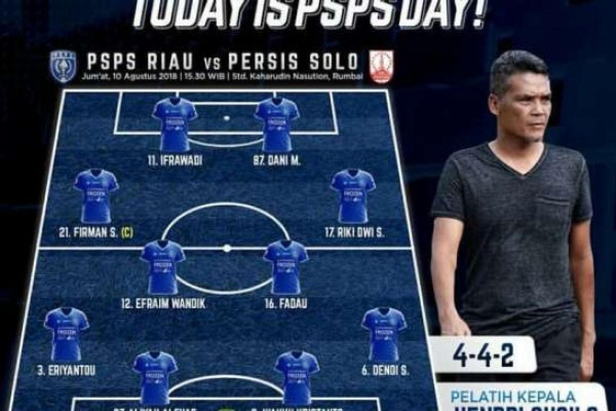 Main di Kandang Sendiri, PSPS Riau Hampir Dipermalukan Persis Solo