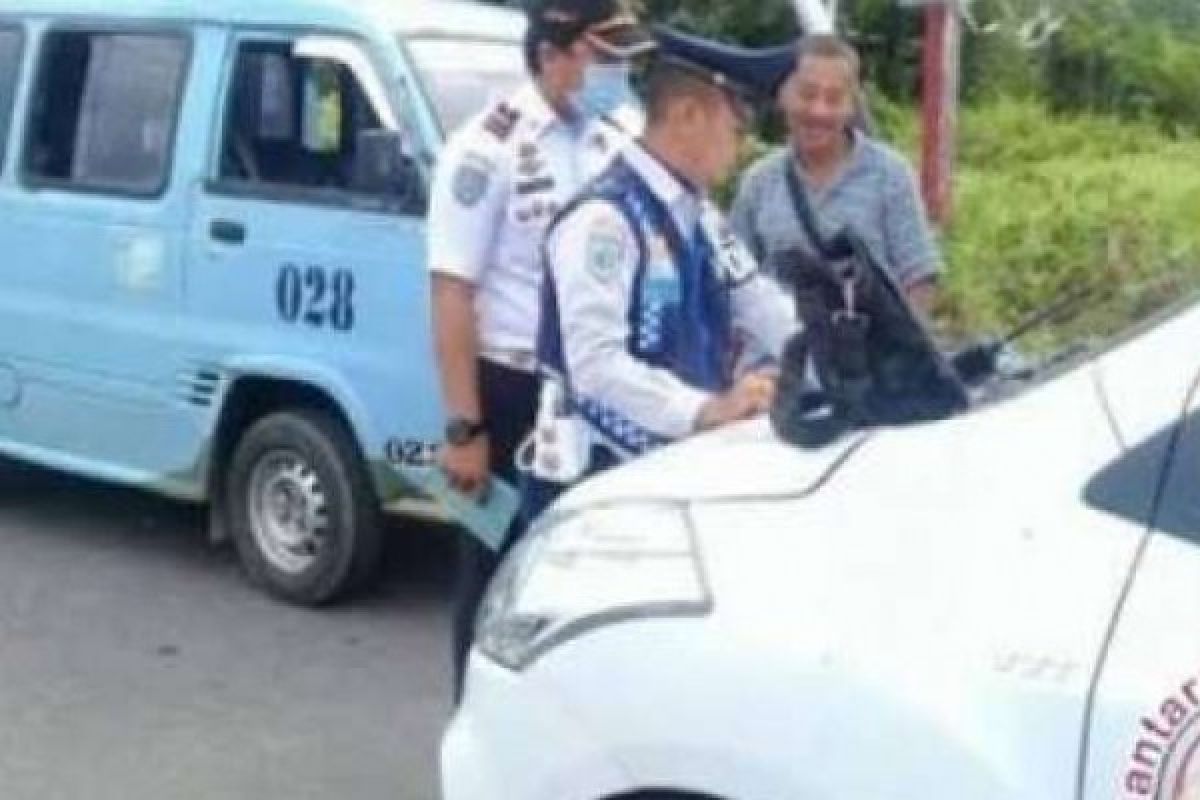 Razia di Terminal Gerbangsari, Dishub Inhu Tahan Sejumlah Angkutan Darat