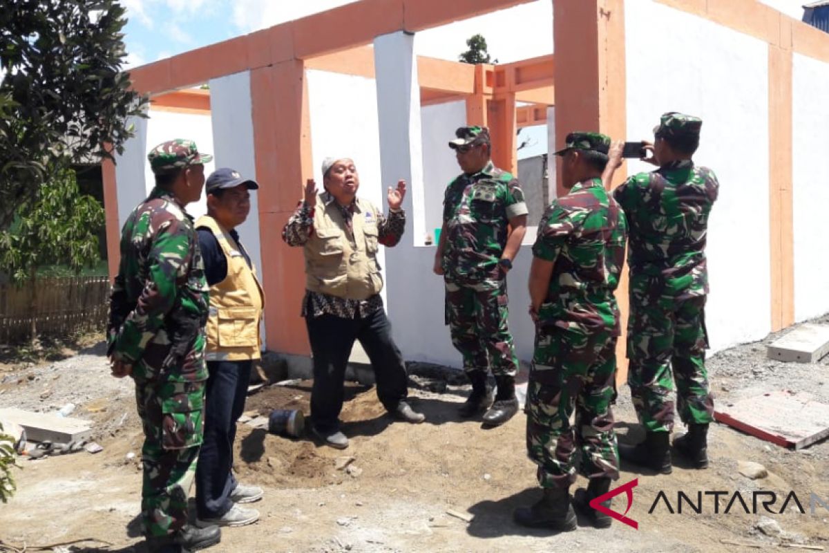 Pembangunan hunian tetap NTB libatkan 1.500 TNI/Polri