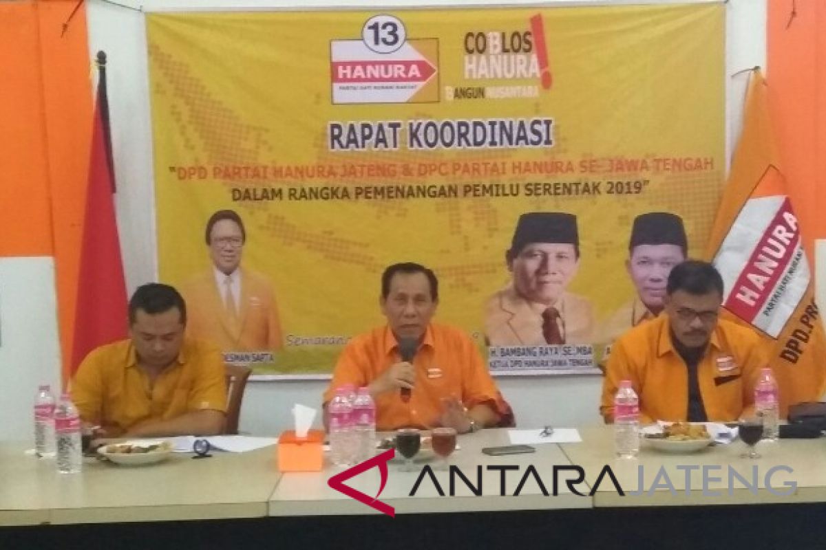 Bambang Raya: Caleg Hanura wajib temui rakyat pada Sabtu dan Minggu