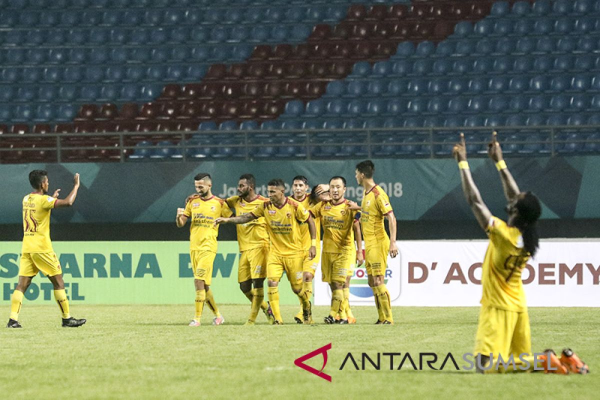 Sriwijaya FC kalahkan Bali United 3-2