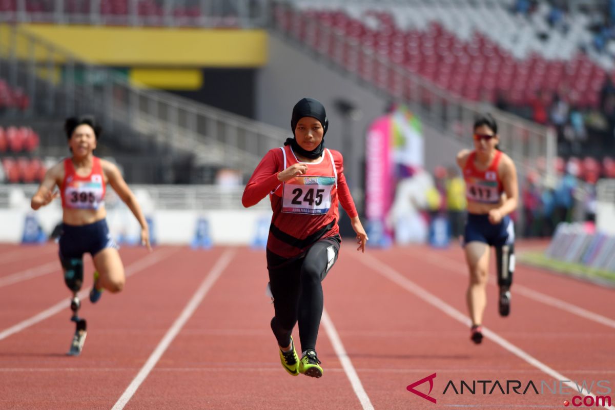 Karisma Tiarani tak  menyangka mampu pecahkan rekor dunia para atletik