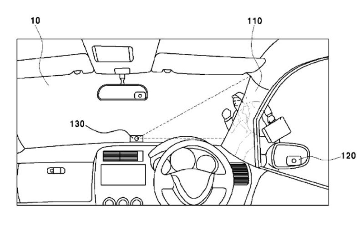 Hyundai & Kia patenkan layar A-pillar atasi "blind spot"