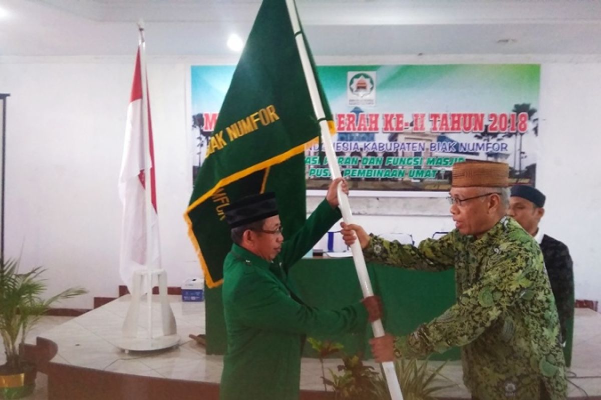 Saepudin terpilih secara aklamasi sebagai Ketua DMI Biak Numfor